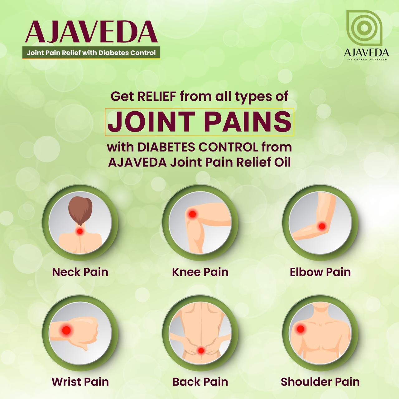 AJAVEDA Herbal Joint Pain Relief Oil - (330 ml)